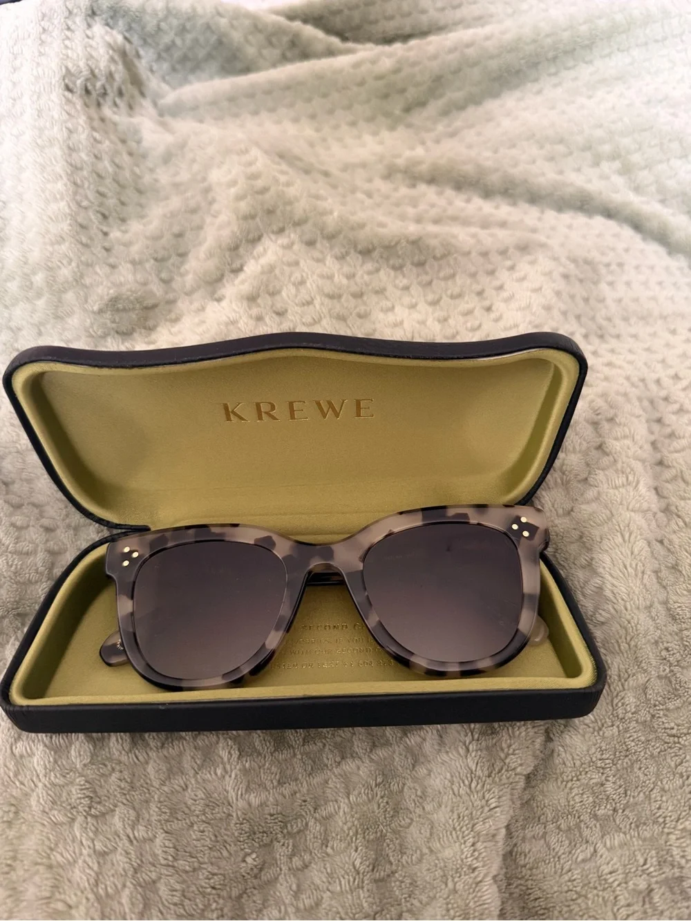 Krewe Polarized Tortoiseshell Sunglasses - Women